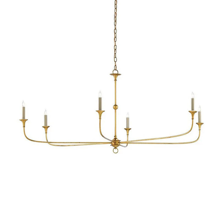 Multiple Arm Candle Inspired Transitional Chandelier