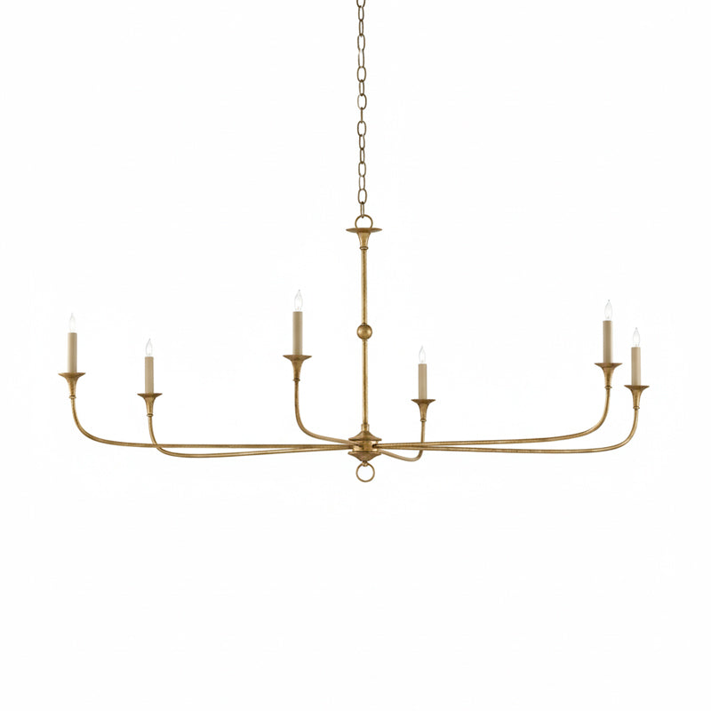 Multiple Arm Candle Inspired Transitional Chandelier
