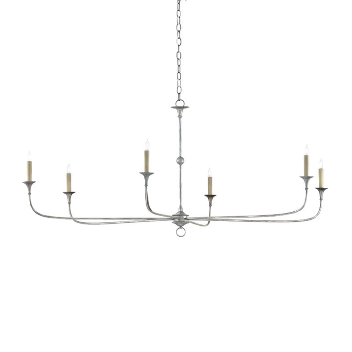 Multiple Arm Candle Inspired Transitional Chandelier