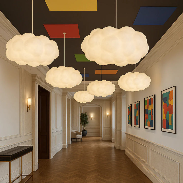 Cloud-Inspired LED Pendant Light