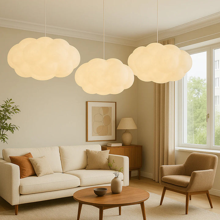 Cloud-Inspired LED Pendant Light