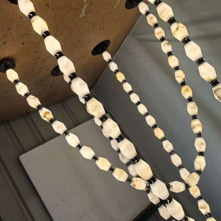Art Deco Necklace-Inspired LED Chandelier