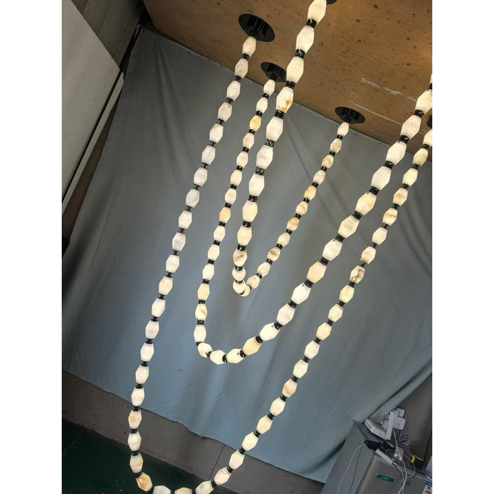 Art Deco Necklace-Inspired LED Chandelier