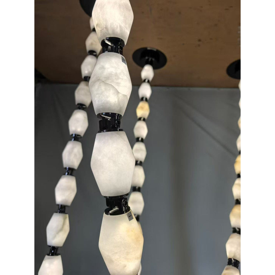 Art Deco Necklace-Inspired LED Chandelier