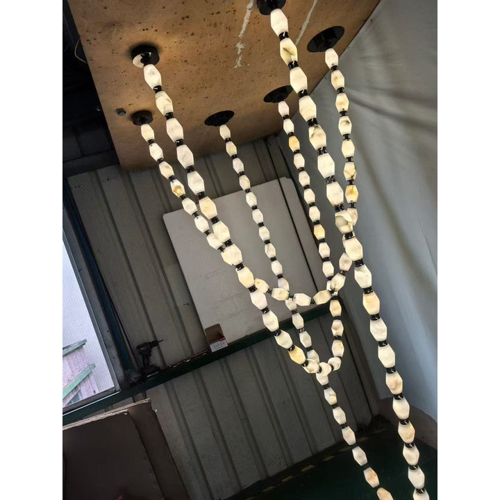 Art Deco Necklace-Inspired LED Chandelier