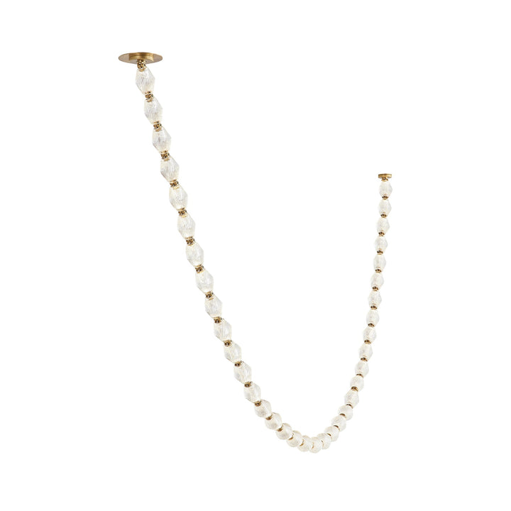 Art Deco Necklace-Inspired LED Chandelier