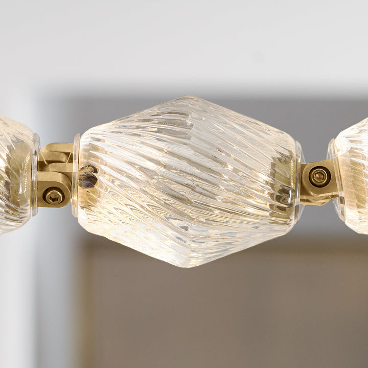 Art Deco Necklace-Inspired LED Chandelier