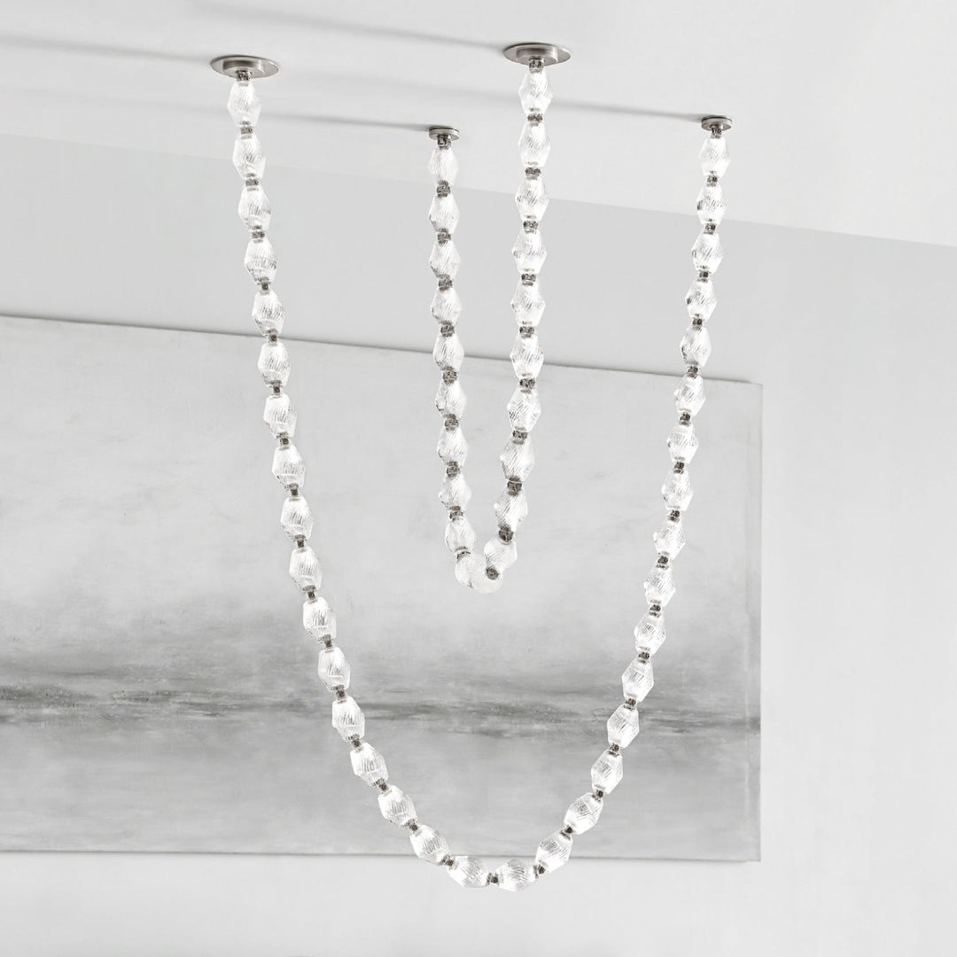 Art Deco Necklace-Inspired LED Chandelier