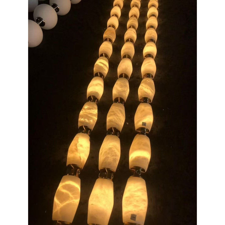 Art Deco Necklace-Inspired LED Chandelier