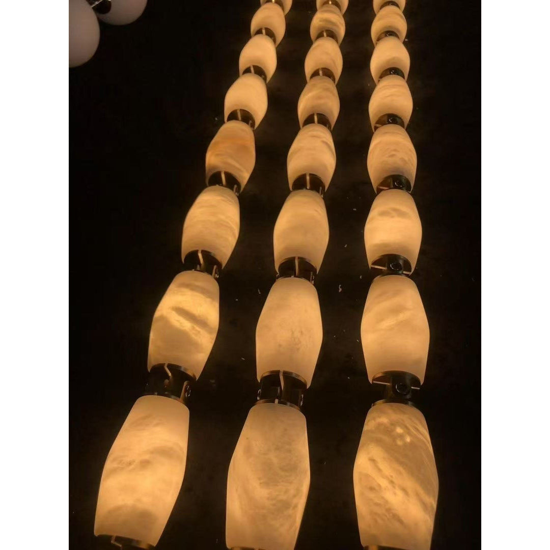 Art Deco Necklace-Inspired LED Chandelier