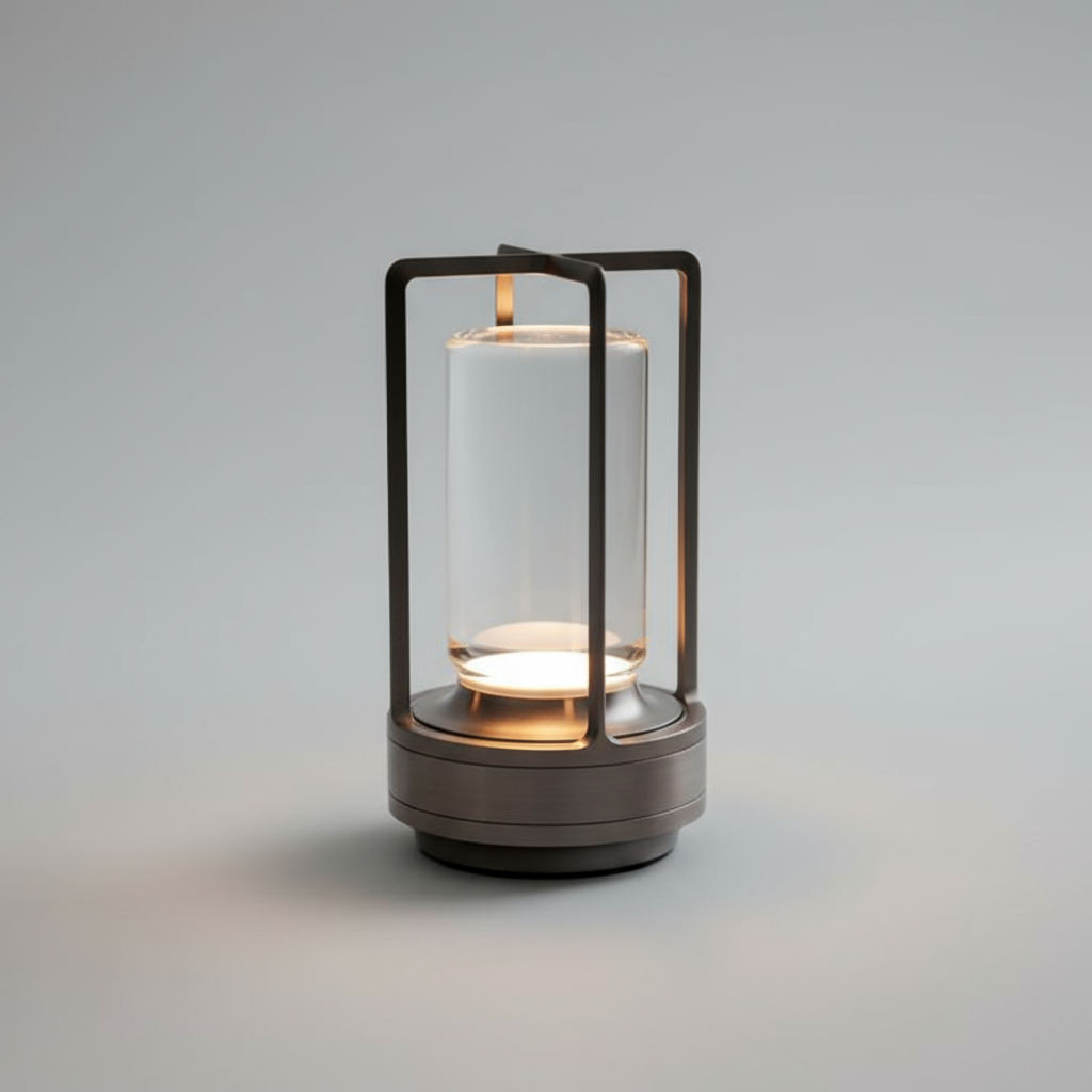 LED Modern Cylinder Wireless Table Lamp