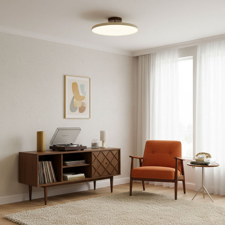 Retro Round Adjustable Scandinavian Ceiling Light