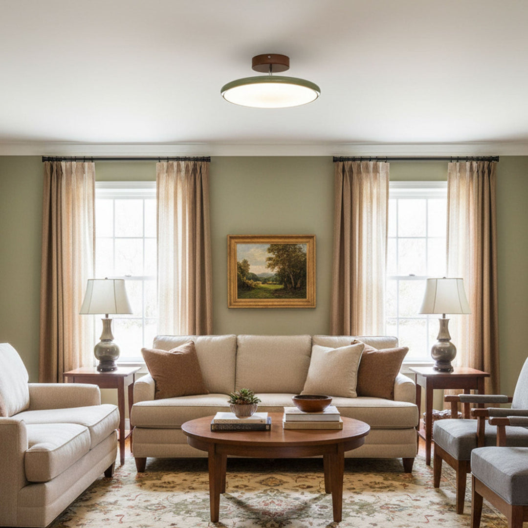 Retro Round Adjustable Scandinavian Ceiling Light