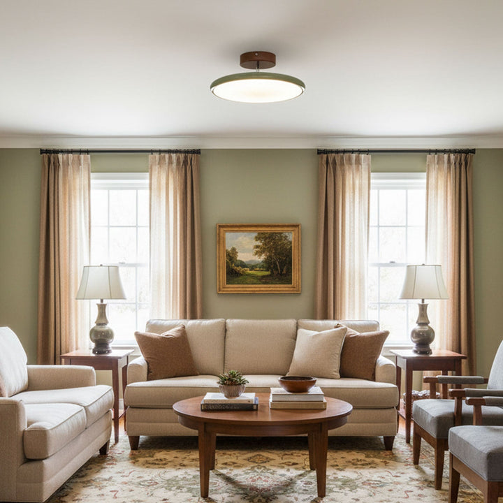 Retro Round Adjustable Scandinavian Ceiling Light