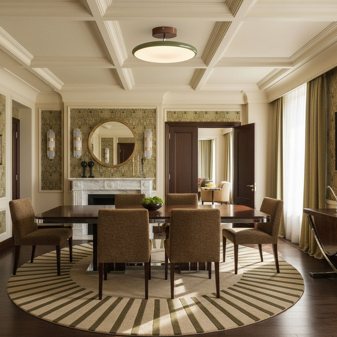 Retro Round Adjustable Scandinavian Ceiling Light