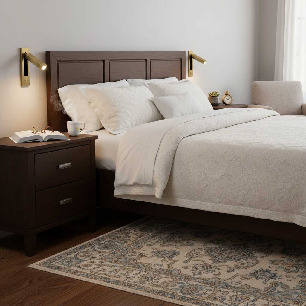 Modern Minimalist LED Bedside Scandinavian Wall Light