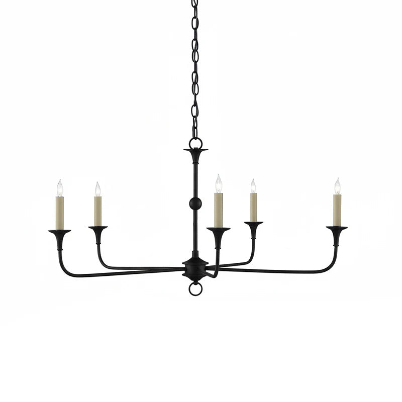 Multiple Arm Candle Inspired Transitional Chandelier