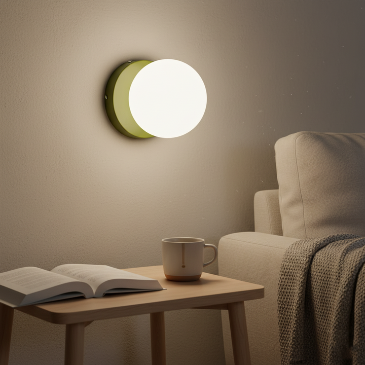 Round Minimalist Nordic LED Wall Light