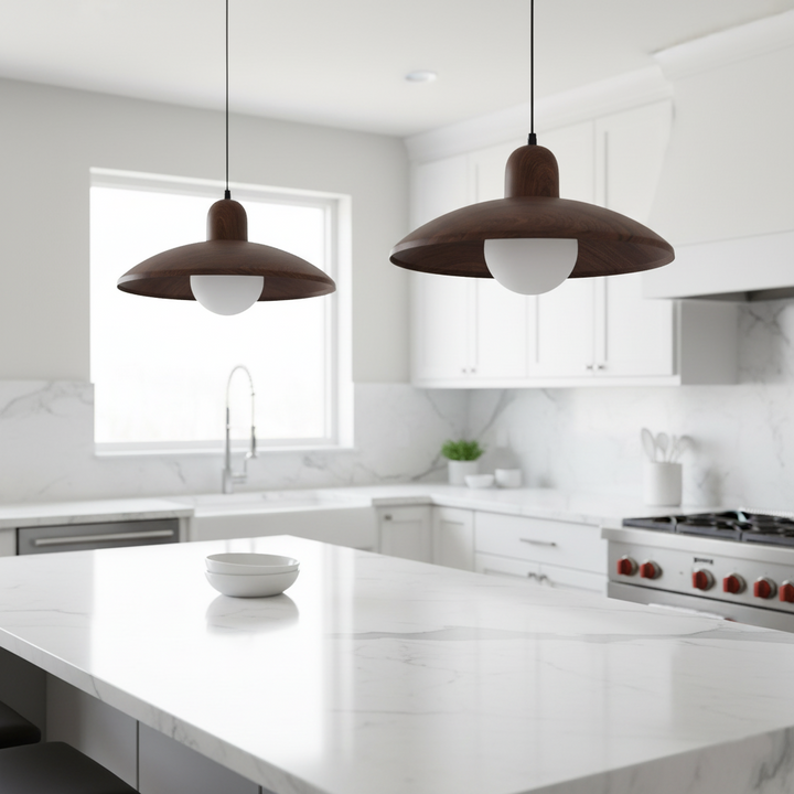 Minimalist Japanese-Inspired Wabi-Sabi Pendant Light