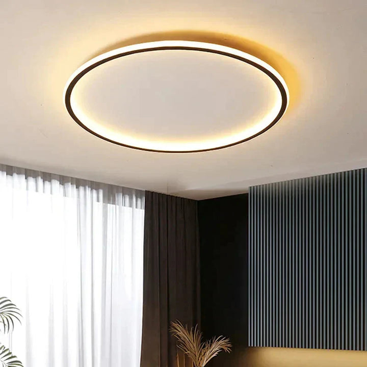 Sleek Minimalist Round Scandinavian Ceiling Light