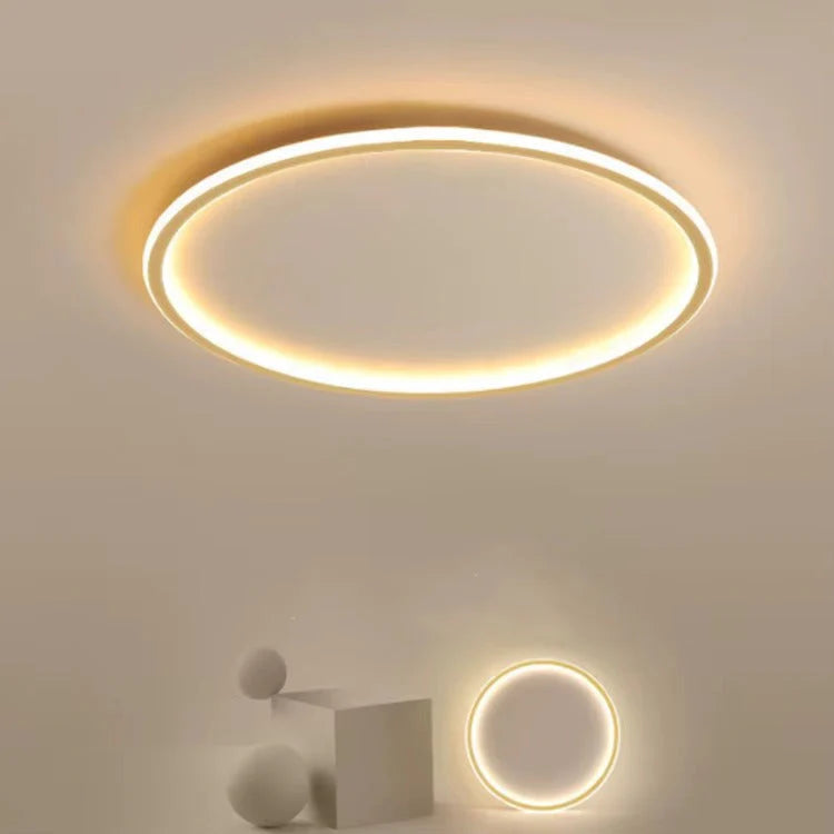 Sleek Minimalist Round Scandinavian Ceiling Light