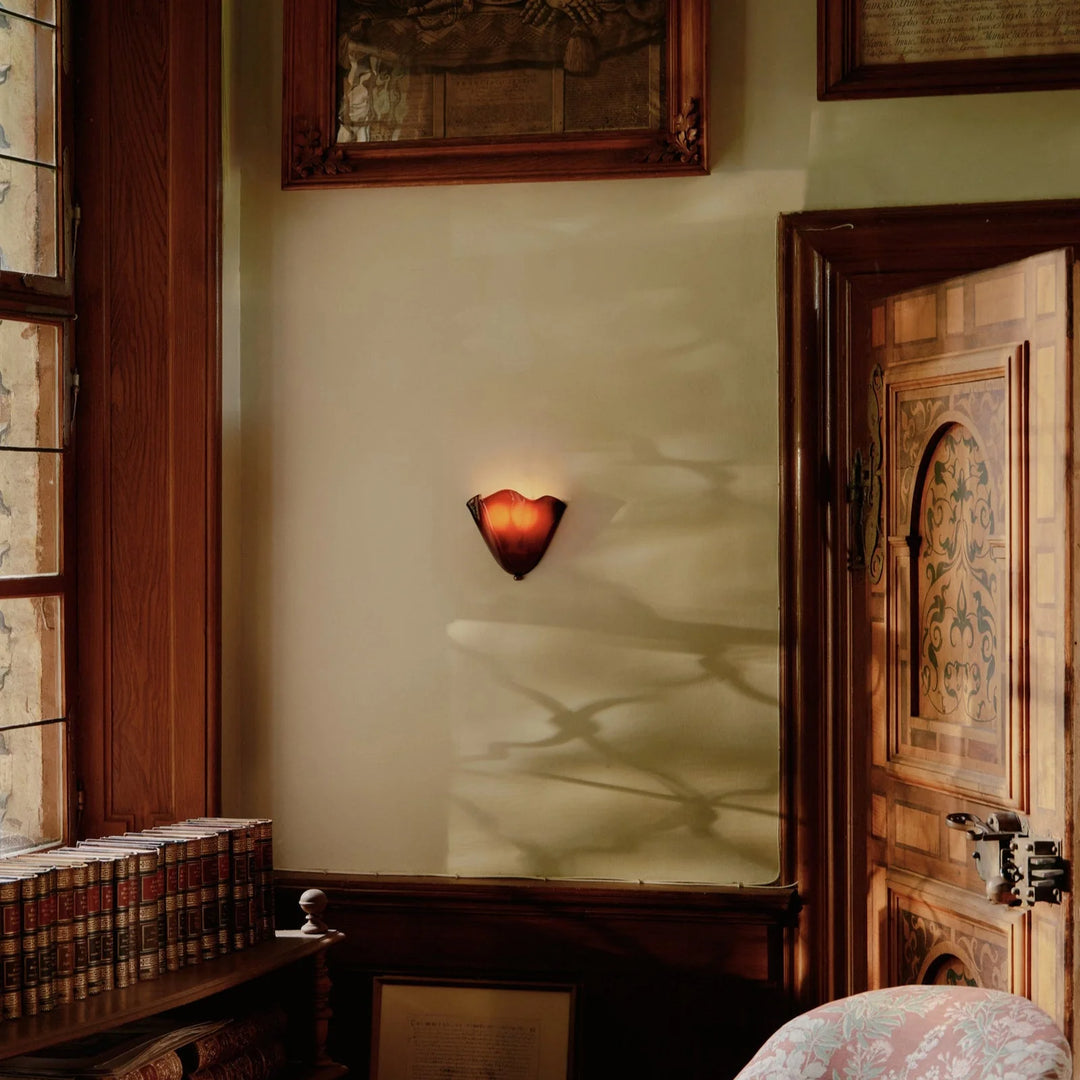 Vintage Stained Shell Inspired LED Wall Light