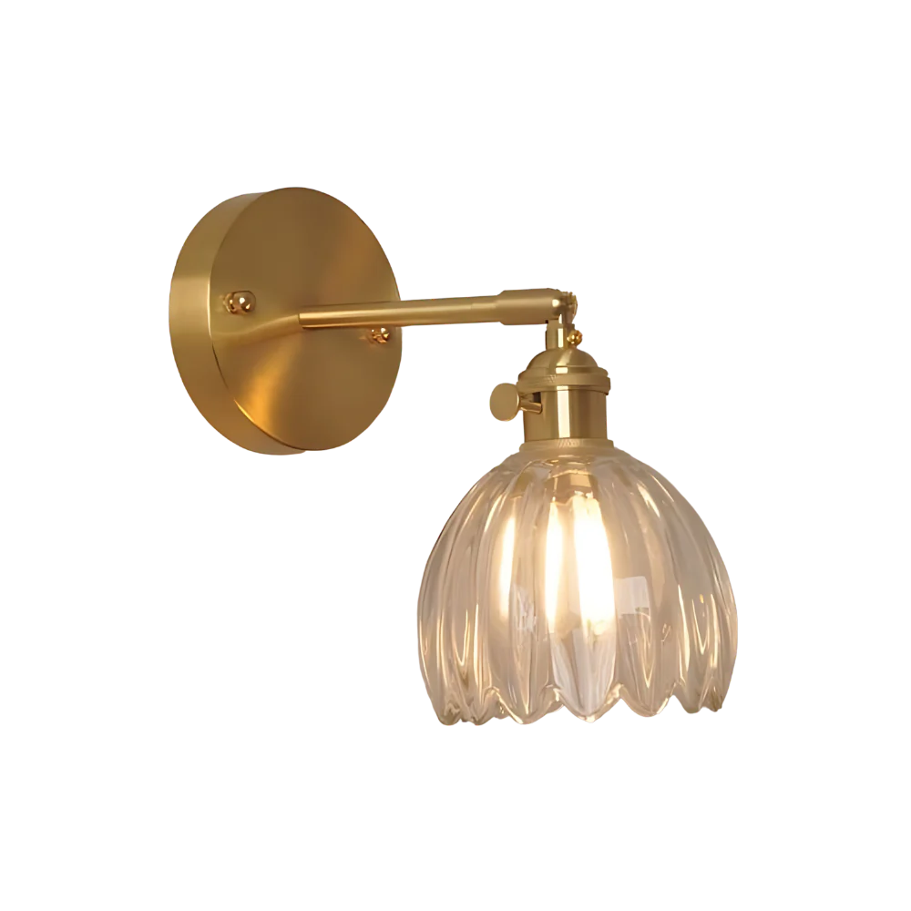 Antique Traditional Petal Style Wall Light