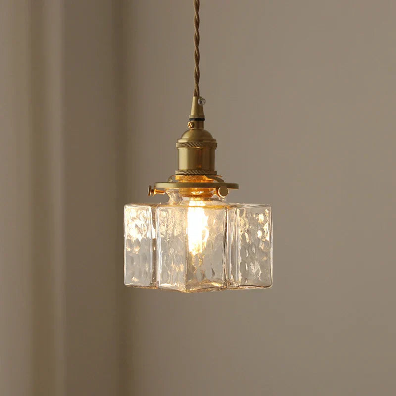 Vintage Style Textured Pendant Light