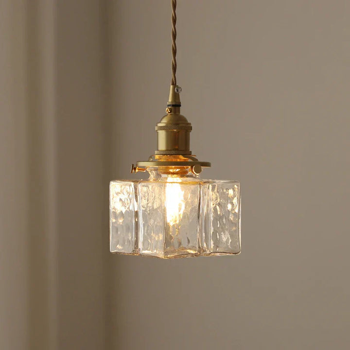 Vintage Style Textured Pendant Light