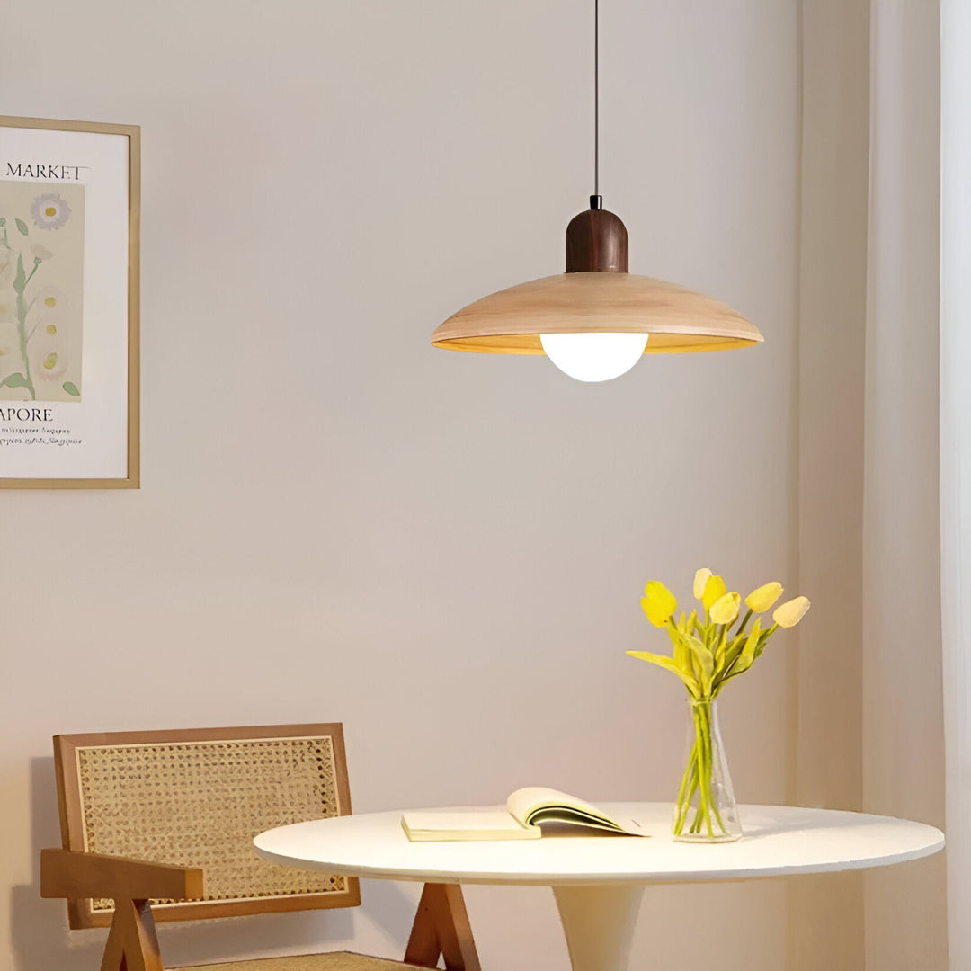 Minimalist Japanese-Inspired Wabi-Sabi Pendant Light