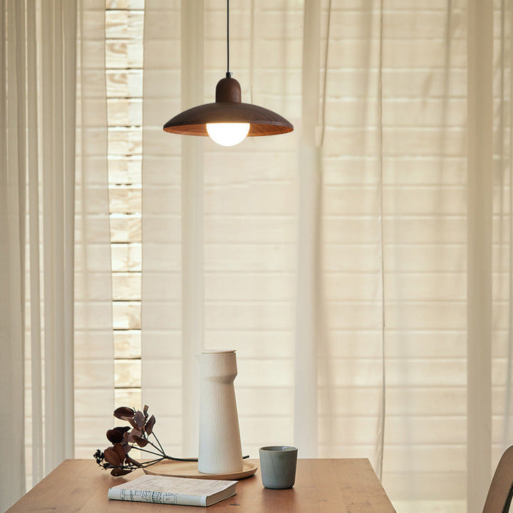 Minimalist Japanese-Inspired Wabi-Sabi Pendant Light