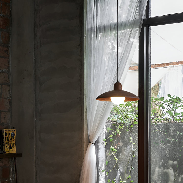 Minimalist Japanese-Inspired Wabi-Sabi Pendant Light