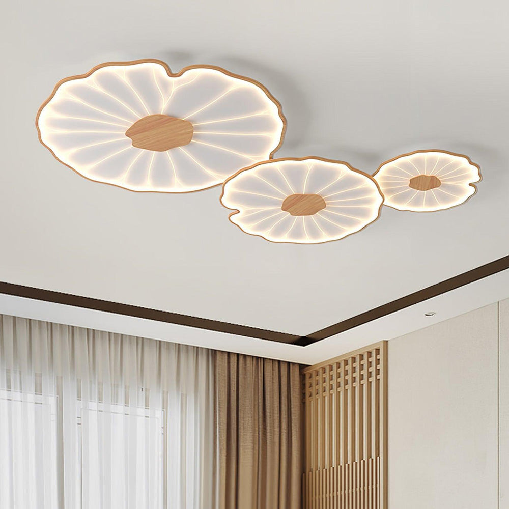 Acrylic Modern Lotus Leaf Ceiling Light