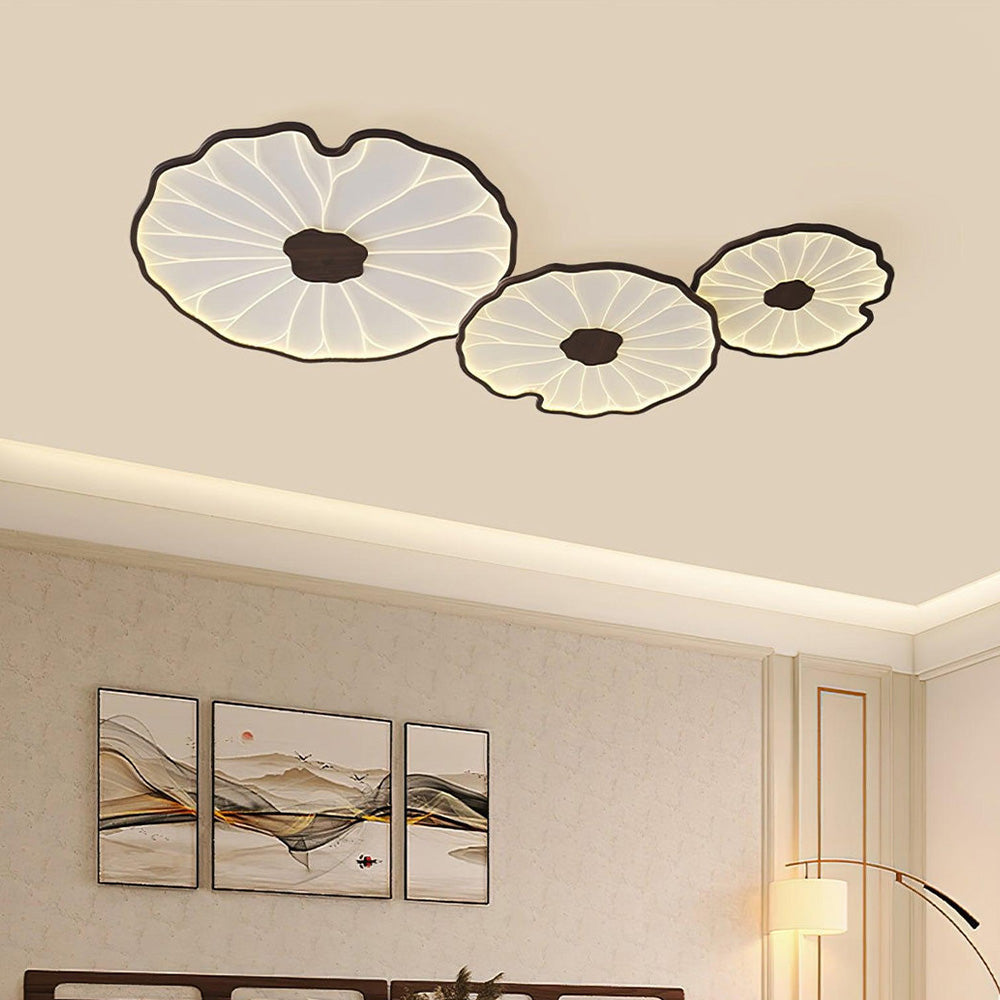 Acrylic Modern Lotus Leaf Ceiling Light