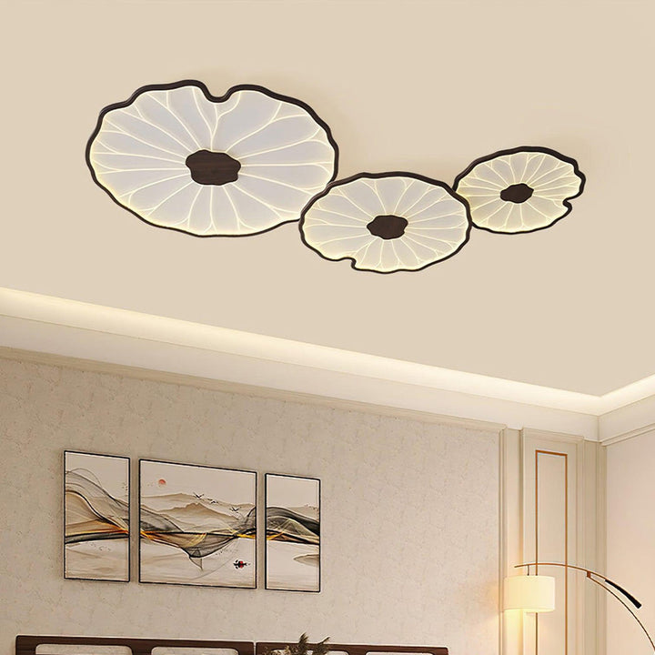 Acrylic Modern Lotus Leaf Ceiling Light