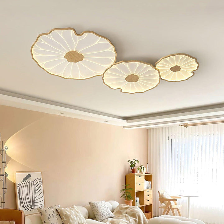 Acrylic Modern Lotus Leaf Ceiling Light