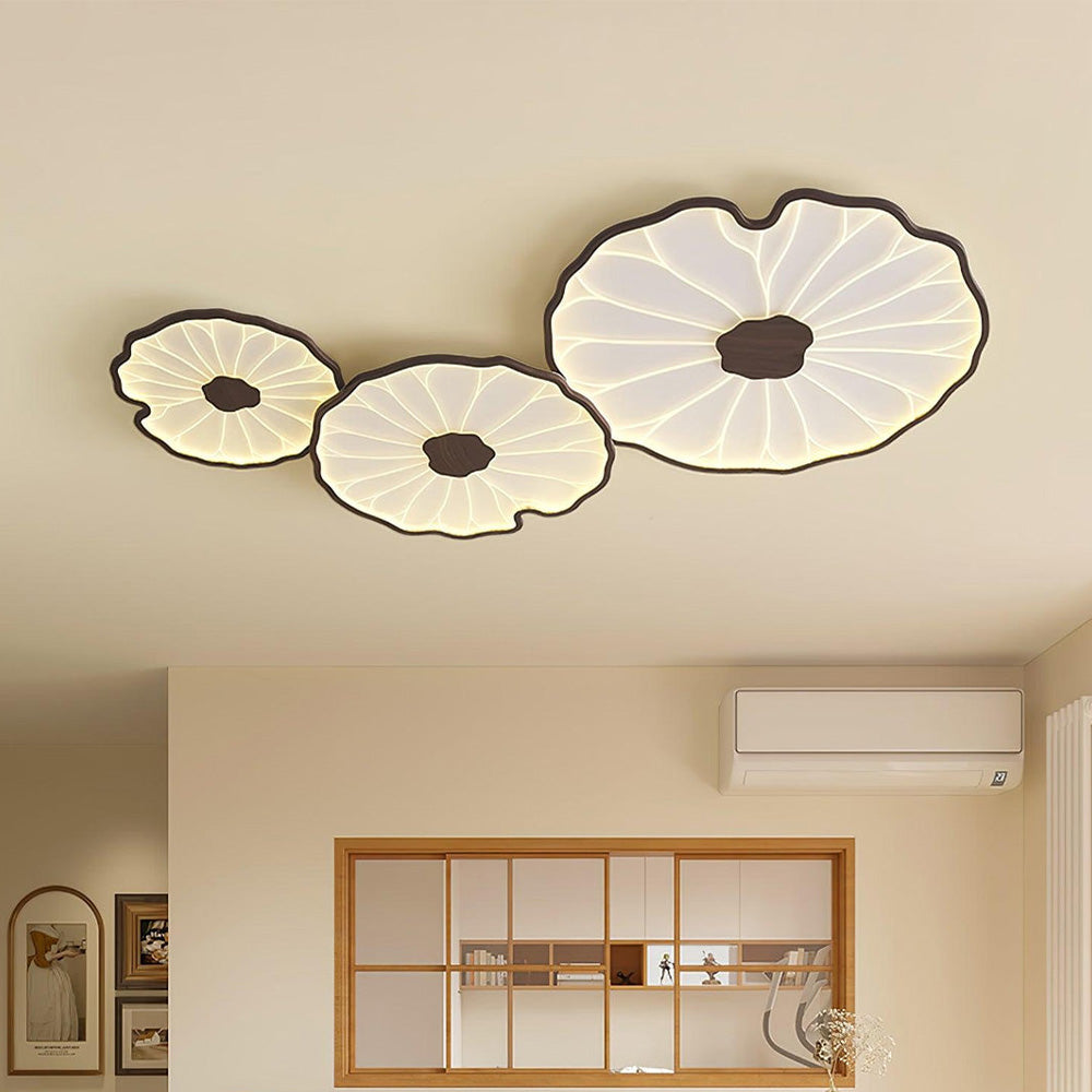 Acrylic Modern Lotus Leaf Ceiling Light