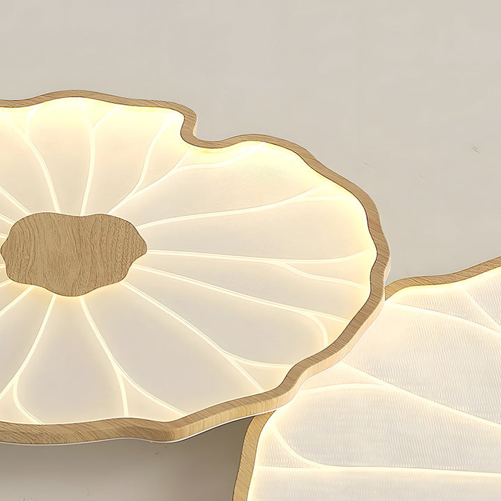 Acrylic Modern Lotus Leaf Ceiling Light