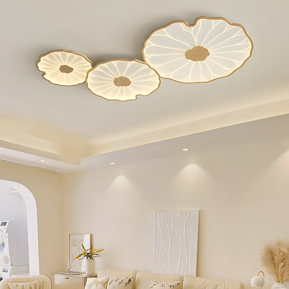 Acrylic Modern Lotus Leaf Ceiling Light