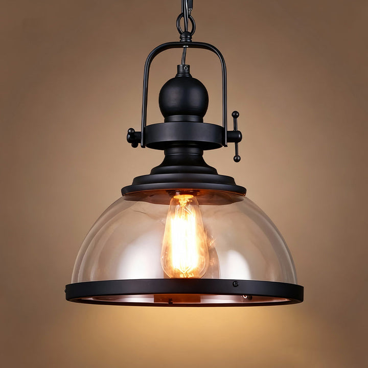 Industrial Retro Glass Iron Mid-Century Pendant Lights