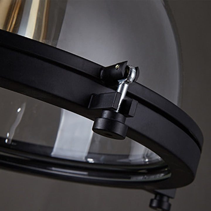 Industrial Retro Glass Iron Mid-Century Pendant Lights