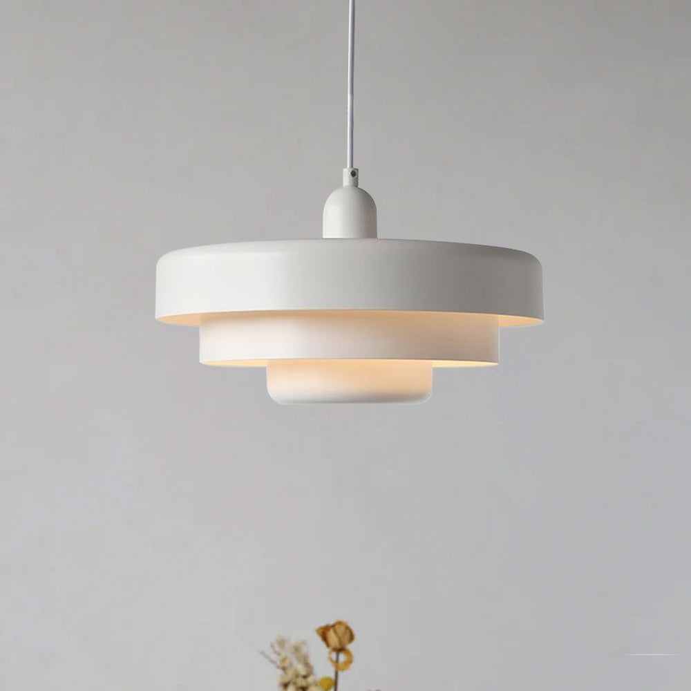 Three-tier Circular Mid-Century Retro Bauhaus Pendant Light