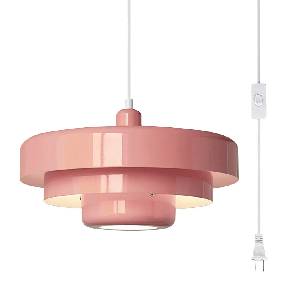 Three-tier Circular Mid-Century Retro Bauhaus Pendant Light