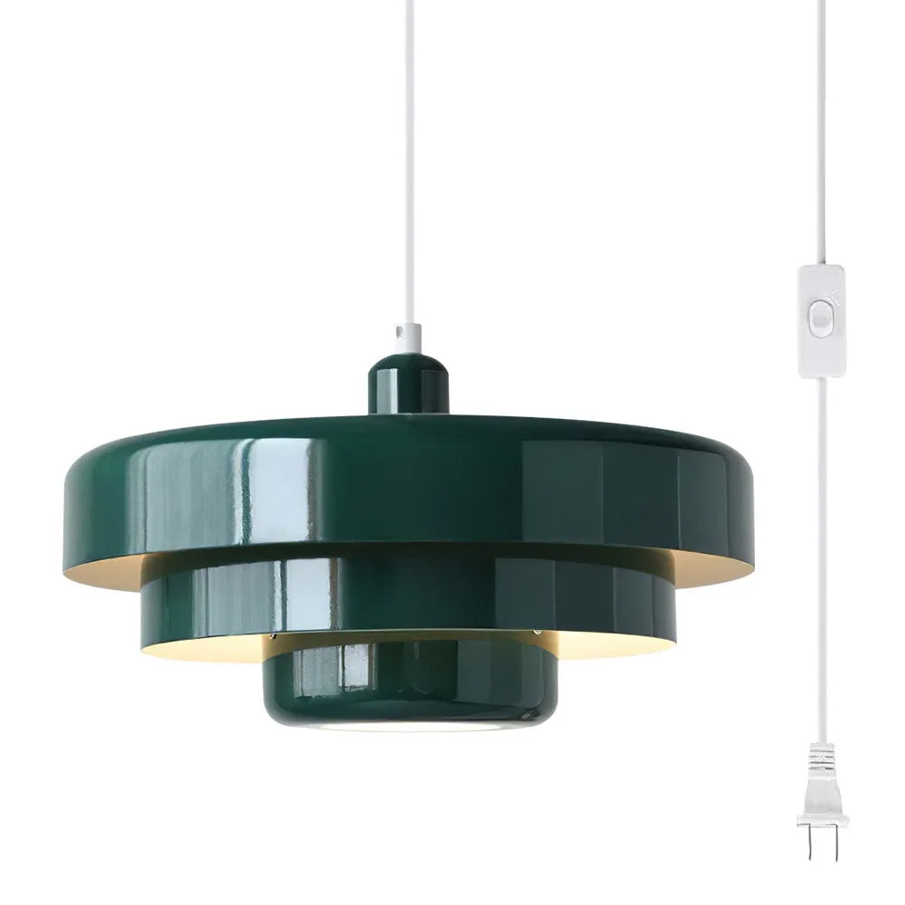 Three-tier Circular Mid-Century Retro Bauhaus Pendant Light