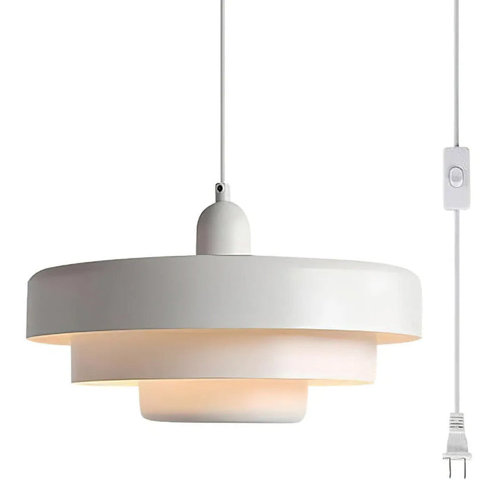 Three-tier Circular Mid-Century Retro Bauhaus Pendant Light