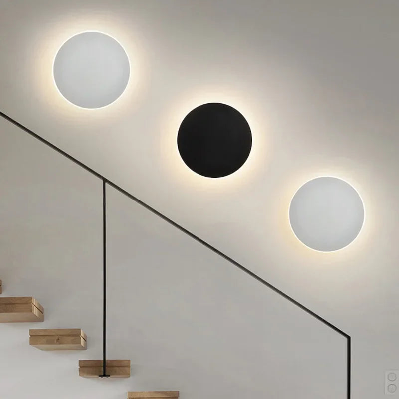 Contemporary Nordic Circular LED Wall Light