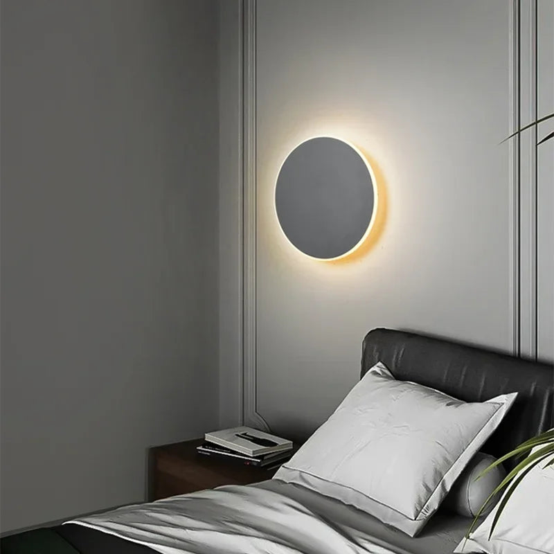 Contemporary Nordic Circular LED Wall Light
