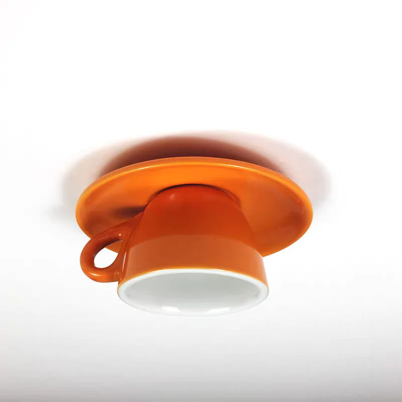 Cup-Shaped Ceiling Light