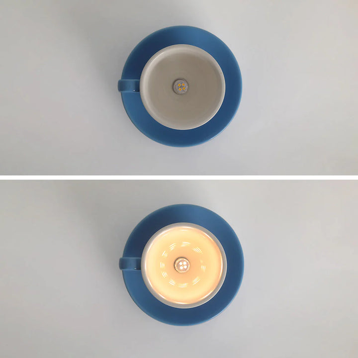 Cup-Shaped Ceiling Light
