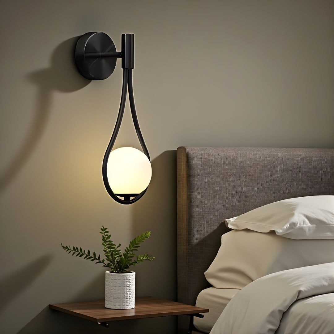 Teardrop Shaped Wall Light